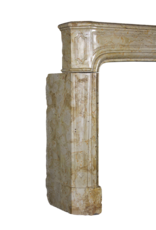Maison Leon Van den Bogaert Chic 18th Century Antique Marble Fireplace Surround