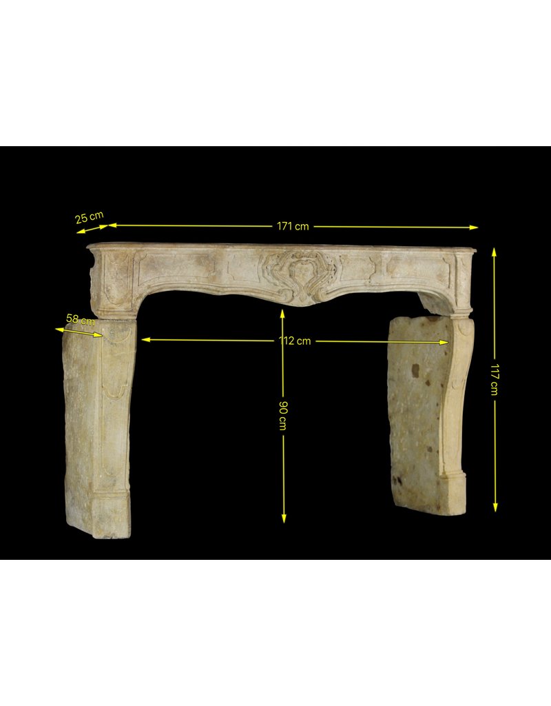Grand 18Th Century French Antique Fireplace Surround