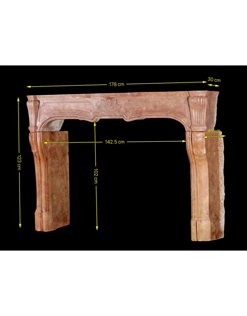 One Of Kind French Antique Fireplace Surround