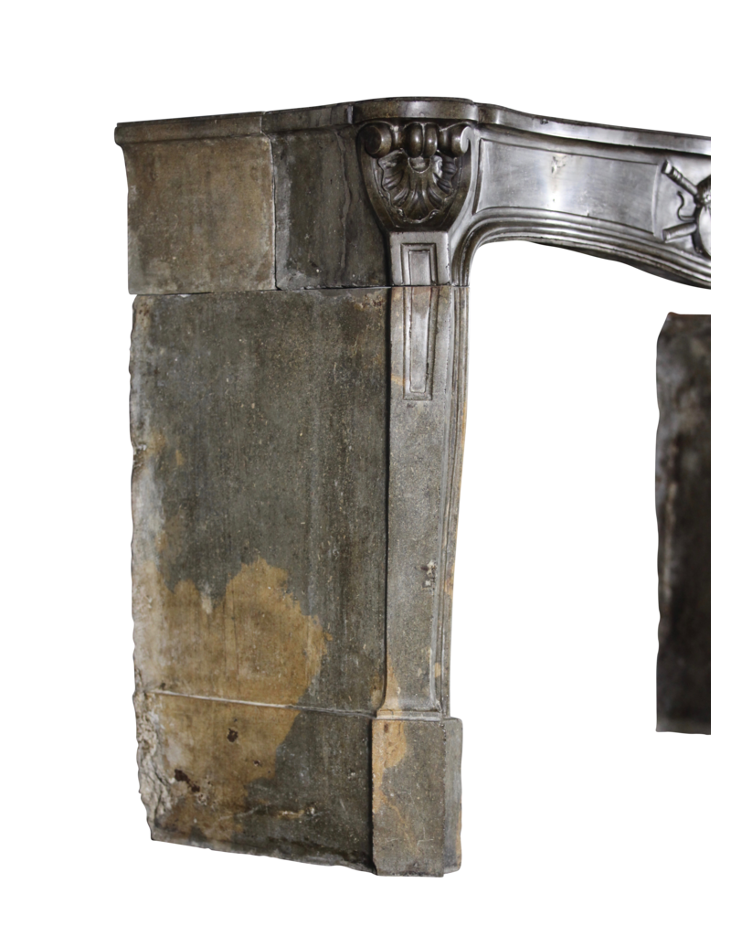 Maison Leon Van den Bogaert Strong Directoire Period Vintage Chimney Piece