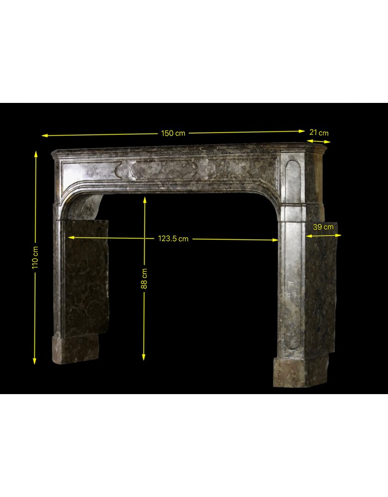 17Th Century French Chique Fireplace Mantel