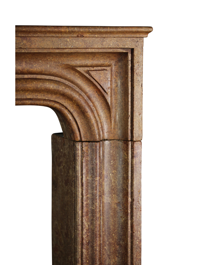 17Th Century Small Italian Hard Stone Fireplace Surround