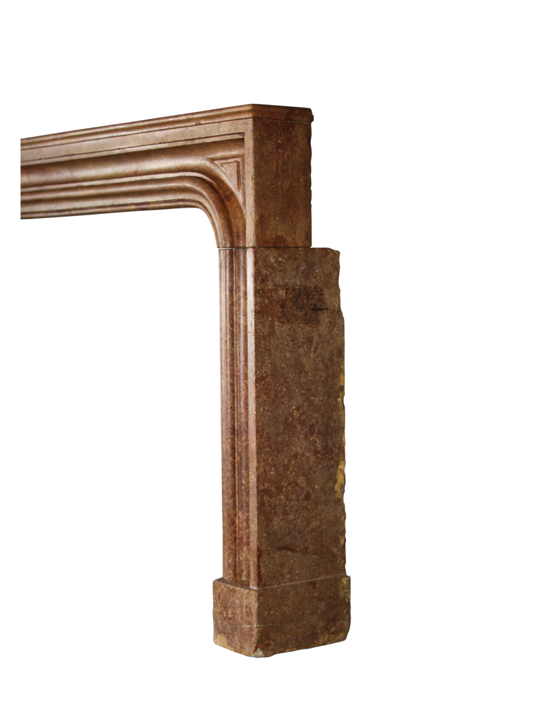 17Th Century Small Italian Hard Stone Fireplace Surround