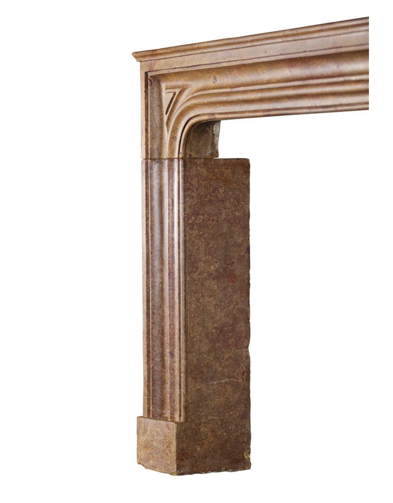 Maison Leon Van den Bogaert Delicado marco de chimenea italiano de piedra dura del siglo XVII