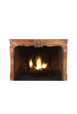 18Th Century Bicolor French Antique Fireplace Surround