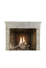 French Rustic Country Fireplace Surround
