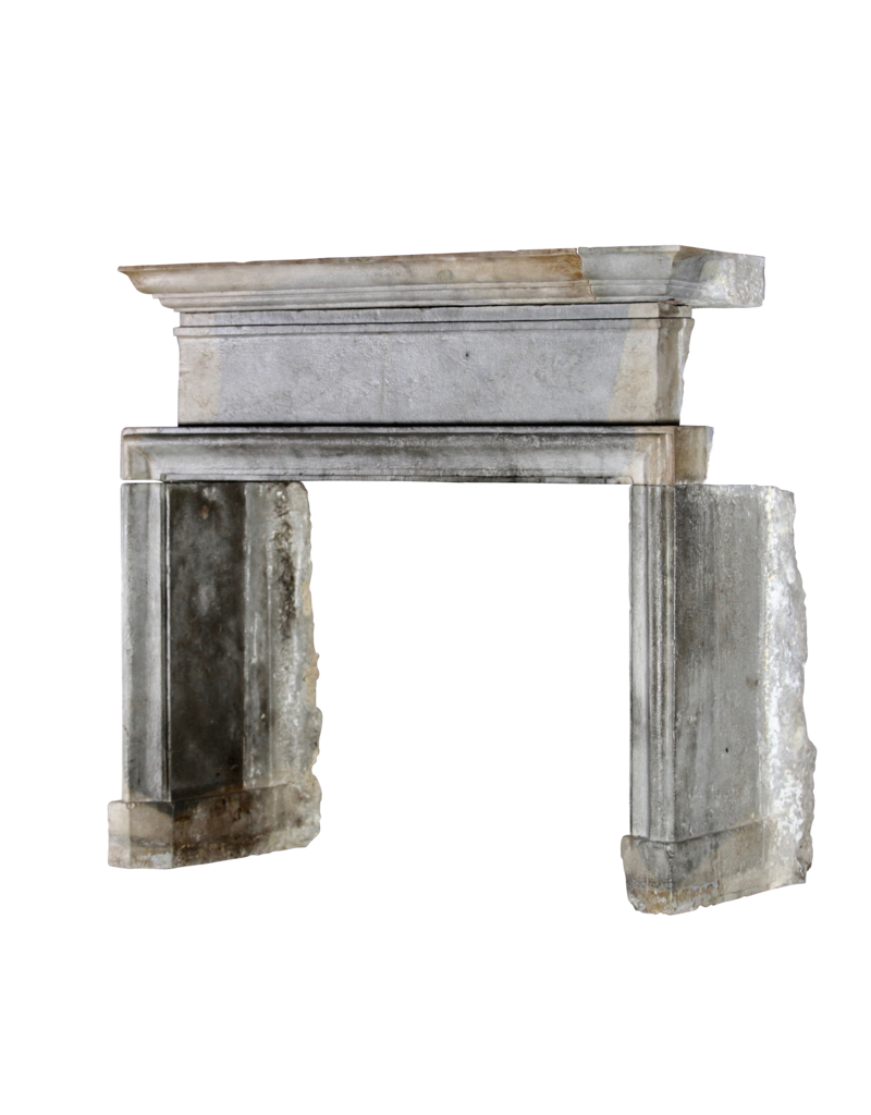 17Th Century Bicolor Timeless Statement Fireplace Mantle