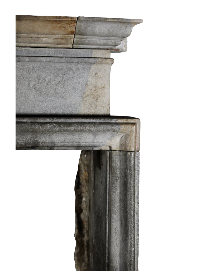 17Th Century Bicolor Timeless Statement Fireplace Mantle