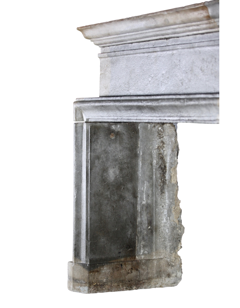 17Th Century Bicolor Timeless Statement Fireplace Mantle