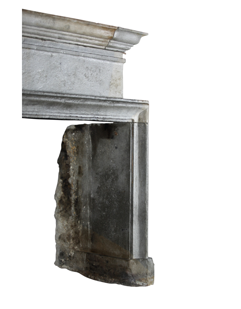 17Th Century Bicolor Timeless Statement Fireplace Mantle