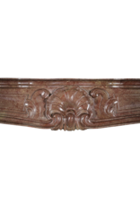 Maison Leon Van den Bogaert Classic Chic French Vintage Fireplace Surround in Hard Stone
