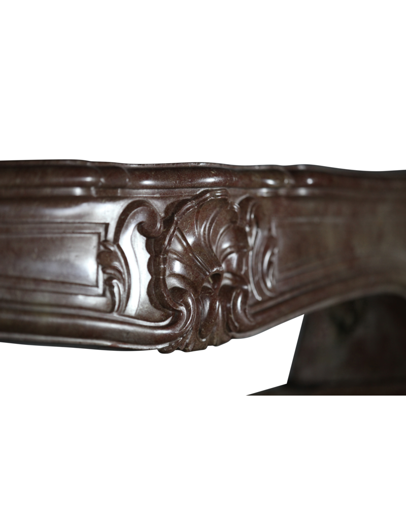 Maison Leon Van den Bogaert Classic Chic French Vintage Fireplace Surround in Hard Stone