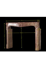 Maison Leon Van den Bogaert Classic Chic French Vintage Fireplace Surround in Hard Stone