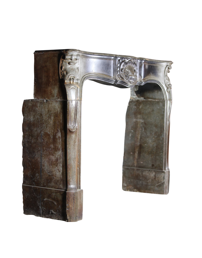 18Th Century Strong French Antique Fireplace Surround