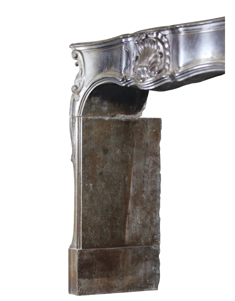 18Th Century Strong French Antique Fireplace Surround