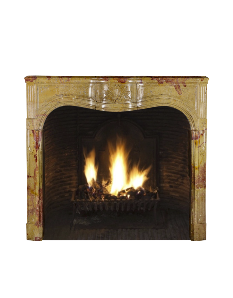 Created By Nature French Limestone Royal Antique Fireplace Surround