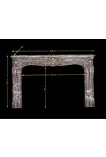 Gran Extrema Belga Mármol De Epoca Chimenea