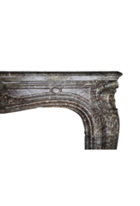 Maison Leon Van den Bogaert Besonders große Vintage-Kaminumrandung aus belgischem Marmor