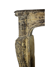 Maison Leon Van den Bogaert French Chic Country Style Limestone Grand Fireplace Surround