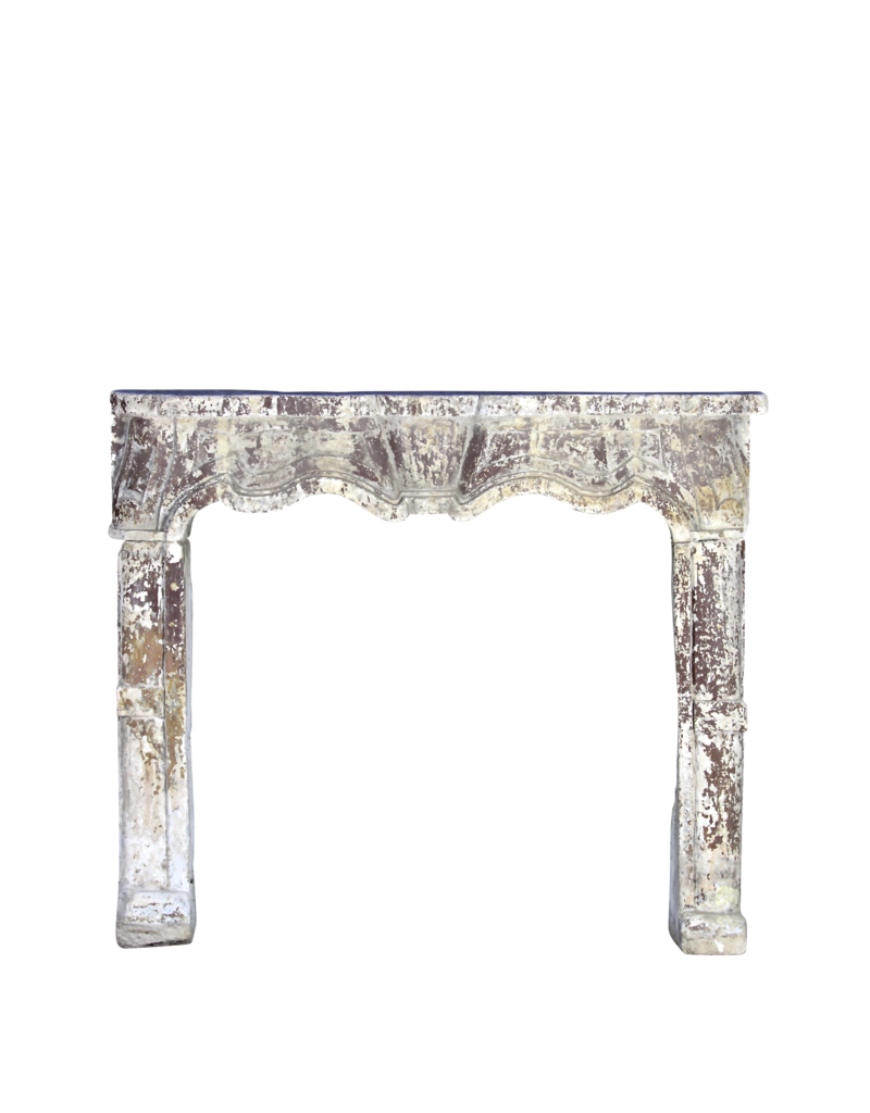 Maison Leon Van den Bogaert Italian Chic Country Limestone Fireplace Mantel