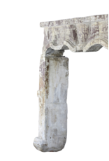 Maison Leon Van den Bogaert Italian Chic Country Limestone Fireplace Mantel