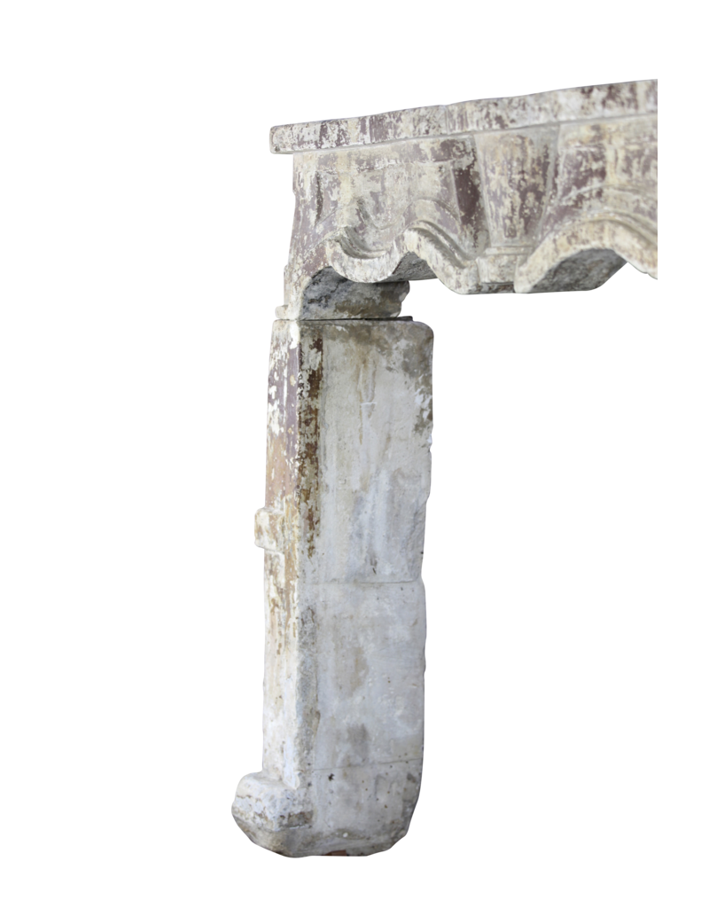 Italienisch Chique Land Kalkstein Kamin Verkleidung