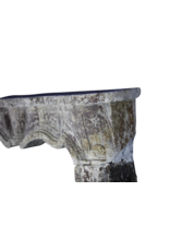 Maison Leon Van den Bogaert Italian Chic Country Limestone Fireplace Mantel