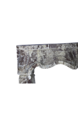 Maison Leon Van den Bogaert Italian Chic Country Limestone Fireplace Mantel