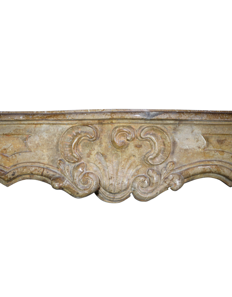 Maison Leon Van den Bogaert 18th Century Chic French Vintage Fireplace Surround