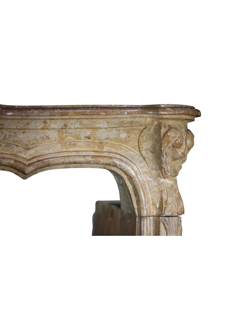 18Th Century Chique French Vintage Fireplace Surround