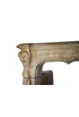 Maison Leon Van den Bogaert Elegante antike französische Kaminumrandung aus dem 18. Jahrhundert