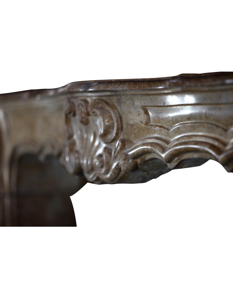 Maison Leon Van den Bogaert 18th Century Chic French Vintage Fireplace Surround