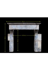 Cheminée De Château Français Du 19Ème Siècle Patiné