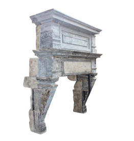Maison Leon Van den Bogaert Große Französisch Chique Renaiscance Periode Antike Kamin Maske