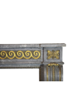 Grand Salon Fireplace Surround In Louis XVI Style With Original Brass From The 18The Century Period