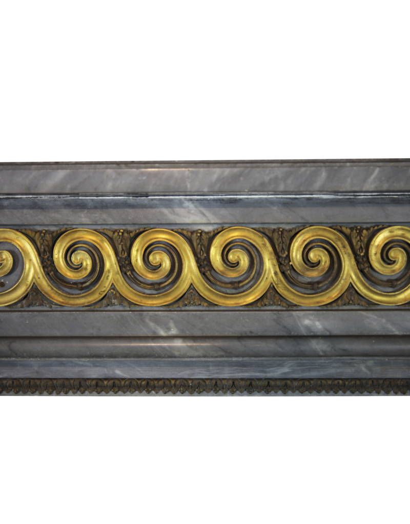 Grand Salon Fireplace Surround In Louis XVI Style With Original Brass From The 18The Century Period