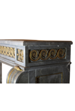 Grand Salon Fireplace Surround In Louis XVI Style With Original Brass From The 18The Century Period