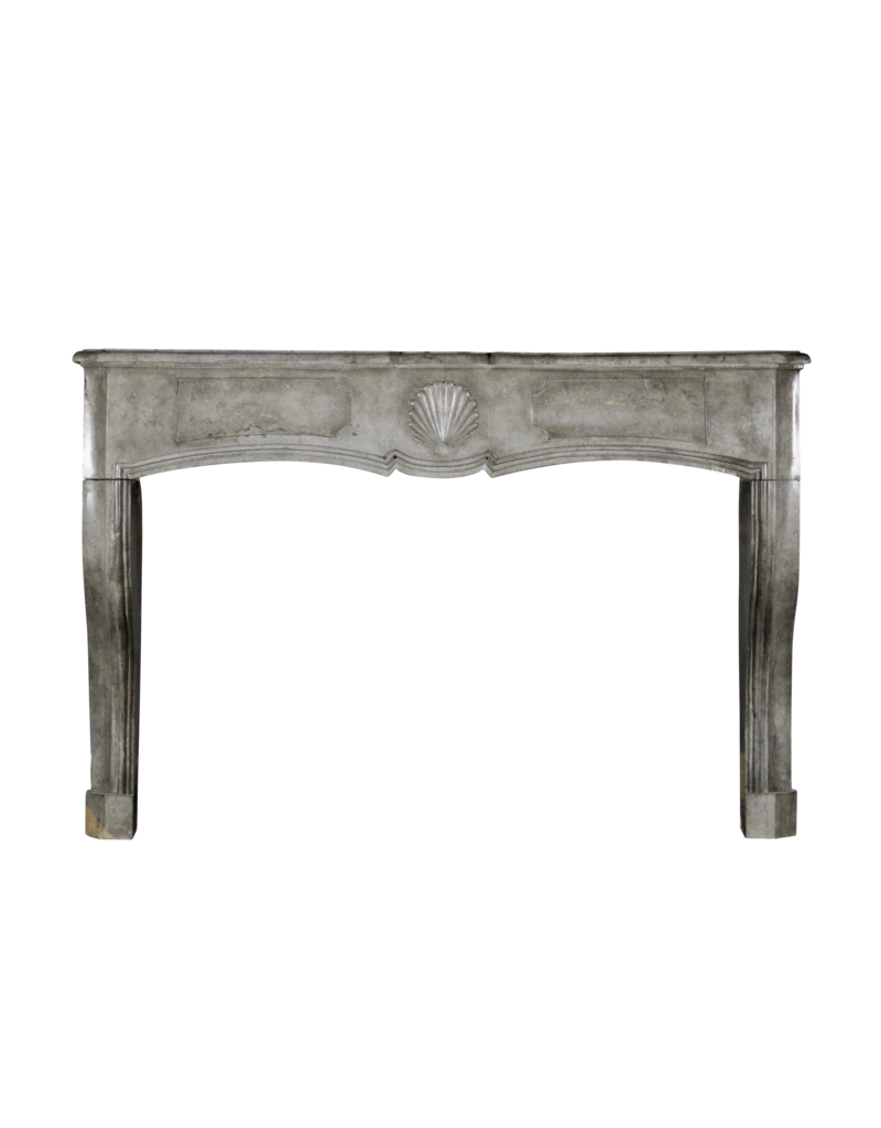 Grand 18Th Century French Hard Stone Antique Fireplace Mantel