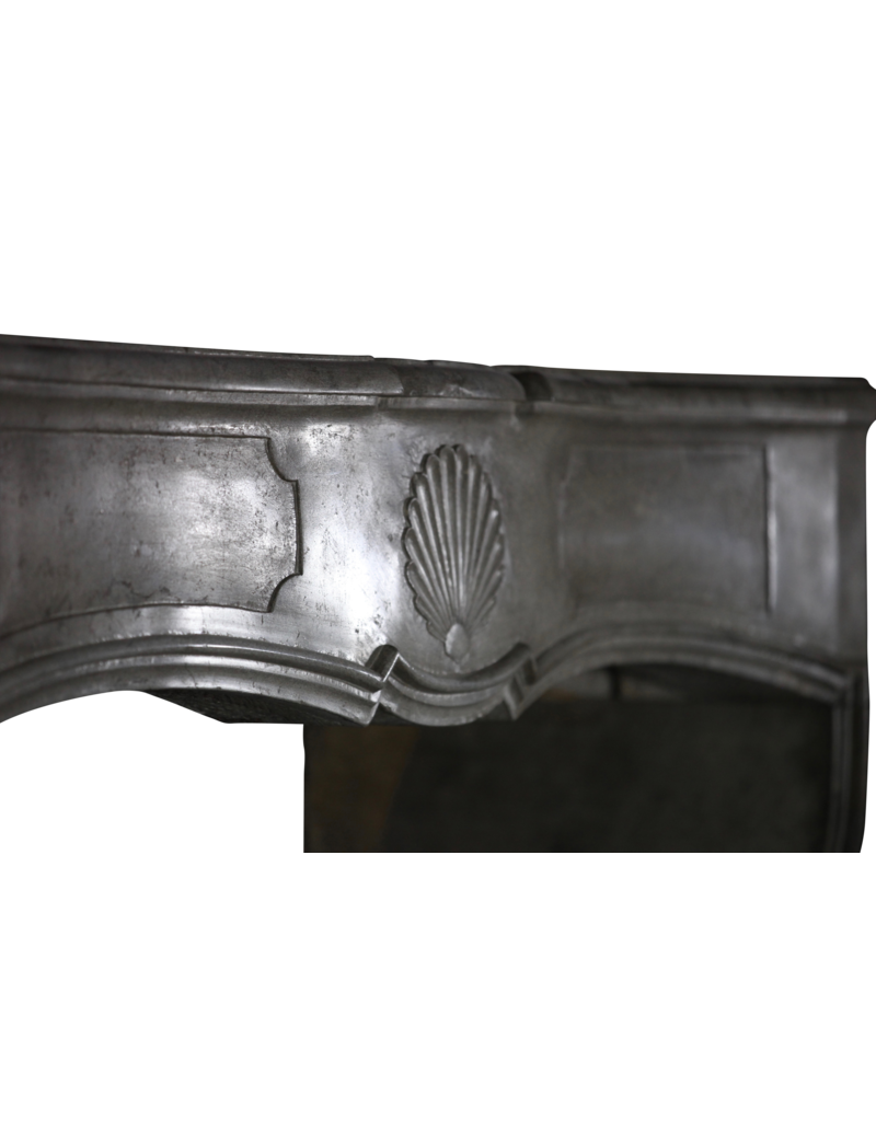 Grand 18Th Century French Hard Stone Antique Fireplace Mantel