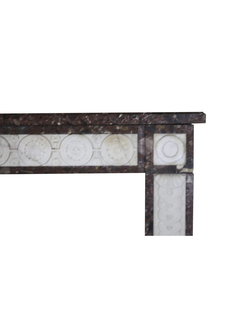 Maison Leon Van den Bogaert 18th Century Chic French Fireplace Surround