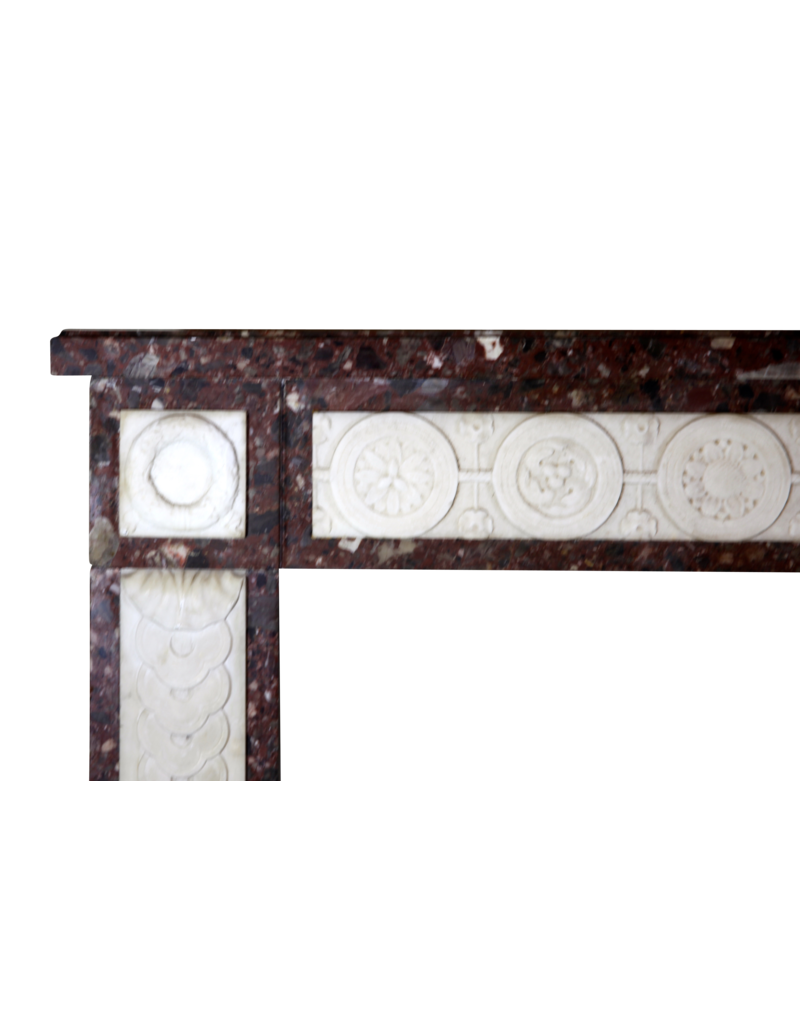 Maison Leon Van den Bogaert 18th Century Chic French Fireplace Surround