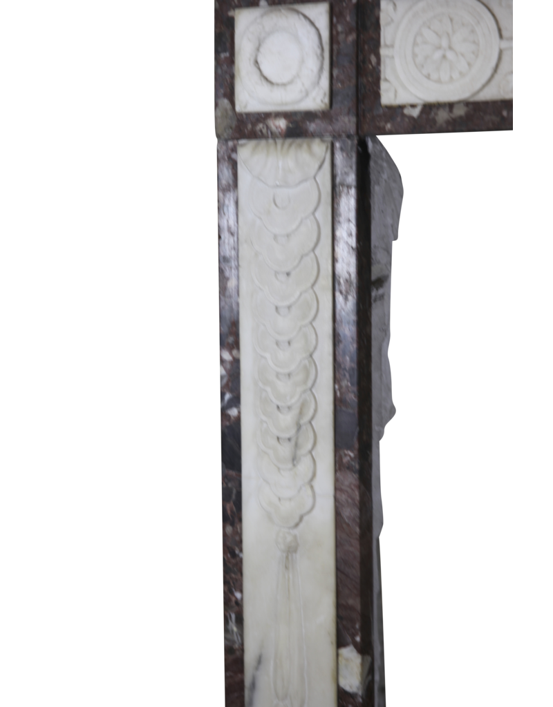 Maison Leon Van den Bogaert 18th Century Chic French Fireplace Surround