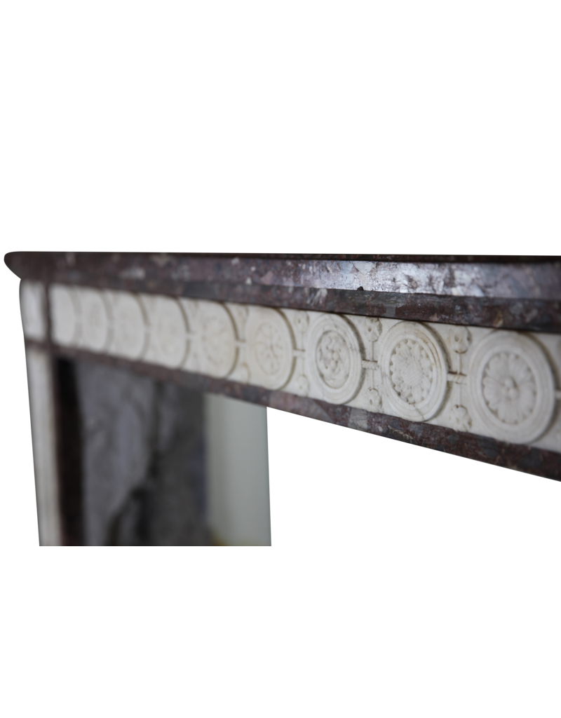Maison Leon Van den Bogaert 18th Century Chic French Fireplace Surround