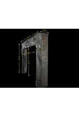 Maison Leon Van den Bogaert Francés Campan Vert Mármol Antiguo Chimenea