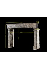 Gran Francesa Del Siglo 17 Chimenea