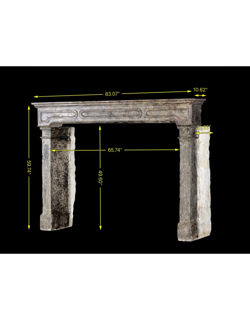 Gran Francesa Del Siglo 17 Chimenea