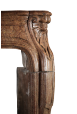 Maison Leon Van den Bogaert Chic Directoire Period Antique Fireplace Surround