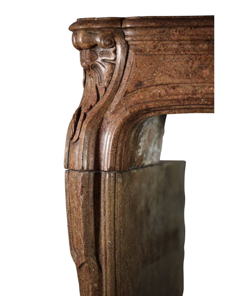 Maison Leon Van den Bogaert Chic Directoire Period Antique Fireplace Surround