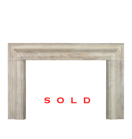 Bolection French Limestone Vintage Fireplace Surround