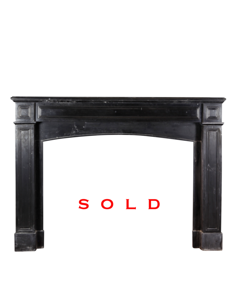 Rustic Black Belgian Marble Surround